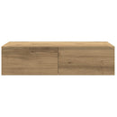 vidaXL Falipolc fiókokkal artisian tölgy 60x26,5x15 cm műszaki fa