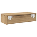 vidaXL Falipolc fiókokkal artisian tölgy 60x26,5x15 cm műszaki fa