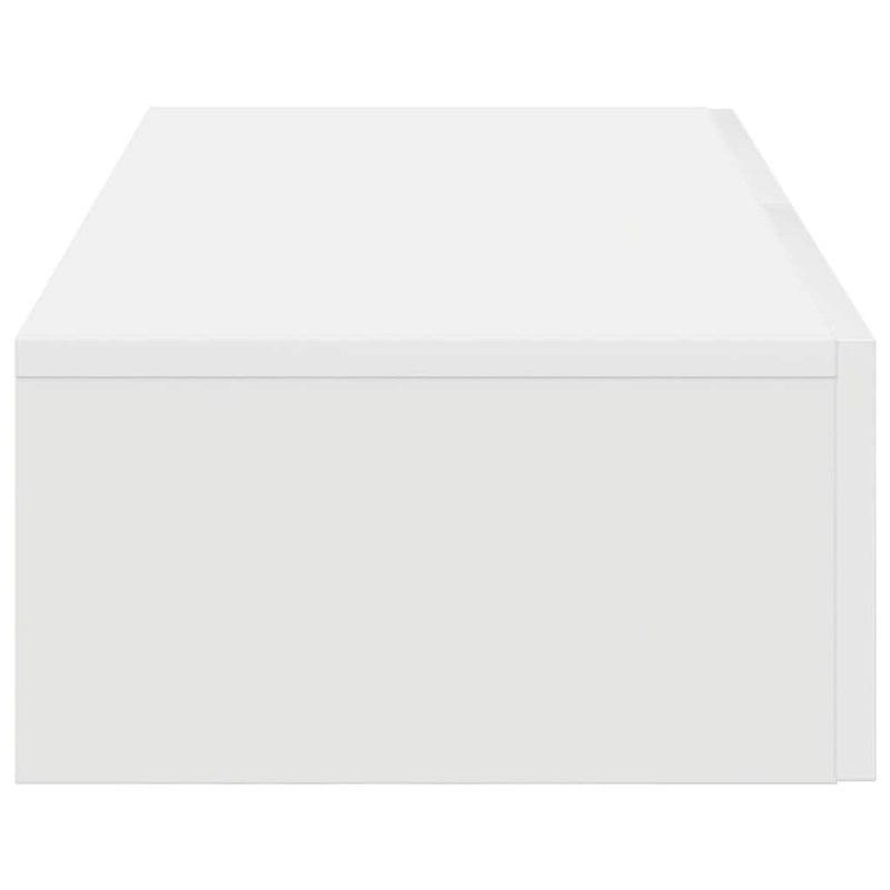 vidaXL Falipolc fiókokkal fehér 80x33x17 cm műszaki fa