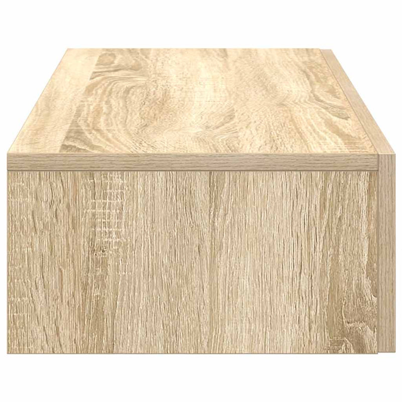 vidaXL Falipolc fiókokkal sonoma tölgy 80x33x17 cm műszaki fa