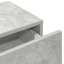 vidaXL Falipolc fiókokkal betonszürke 80x33x17 cm műszaki fa