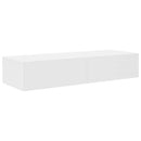 vidaXL Falipolc fiókokkal fehér 100x36x19 cm műszaki fa