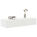 vidaXL Falipolc fiókokkal fehér 100x36x19 cm műszaki fa