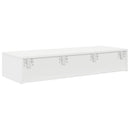 vidaXL Falipolc fiókokkal fehér 100x36x19 cm műszaki fa