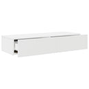 vidaXL Falipolc fiókokkal fehér 100x36x19 cm műszaki fa