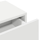 vidaXL Falipolc fiókokkal fehér 100x36x19 cm műszaki fa