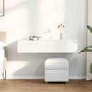 vidaXL Falipolc fiókokkal fehér 100x36x19 cm műszaki fa