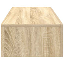vidaXL Falipolc fiókokkal sonoma tölgy 100x36x19 cm műszaki fa