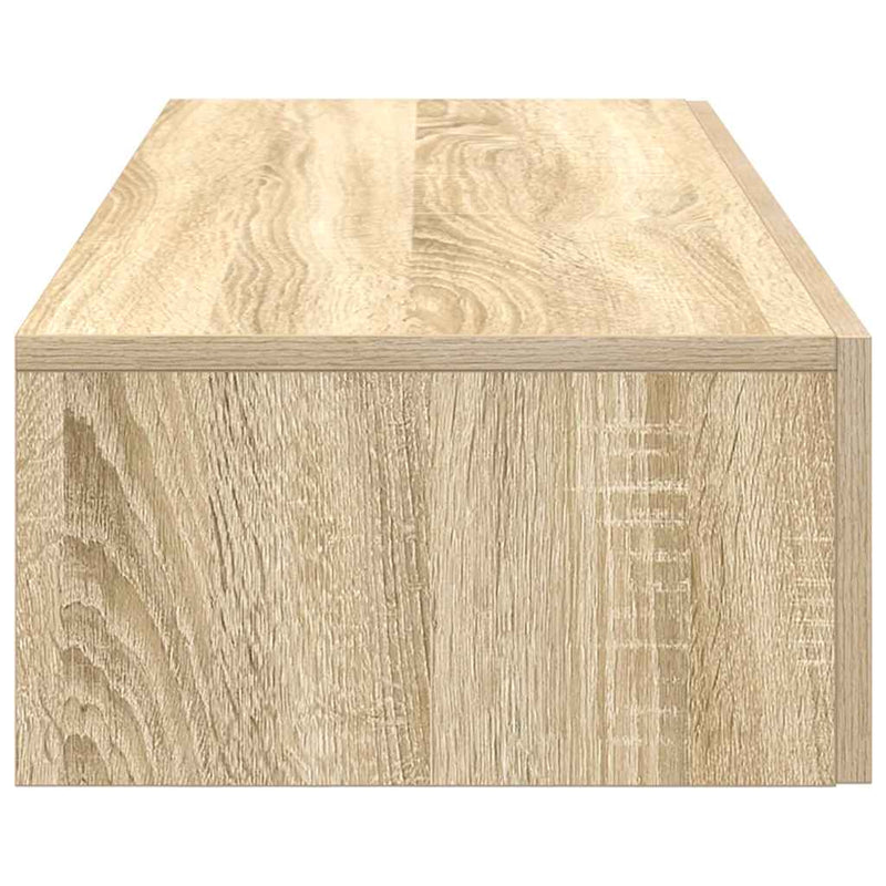 vidaXL Falipolc fiókokkal sonoma tölgy 100x36x19 cm műszaki fa