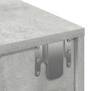 vidaXL Falipolc fiókokkal betonszürke 100x36x19 cm műszaki fa