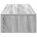 vidaXL Falipolc fiókokkal szürke sonoma 100x36x19 cm műszaki fa