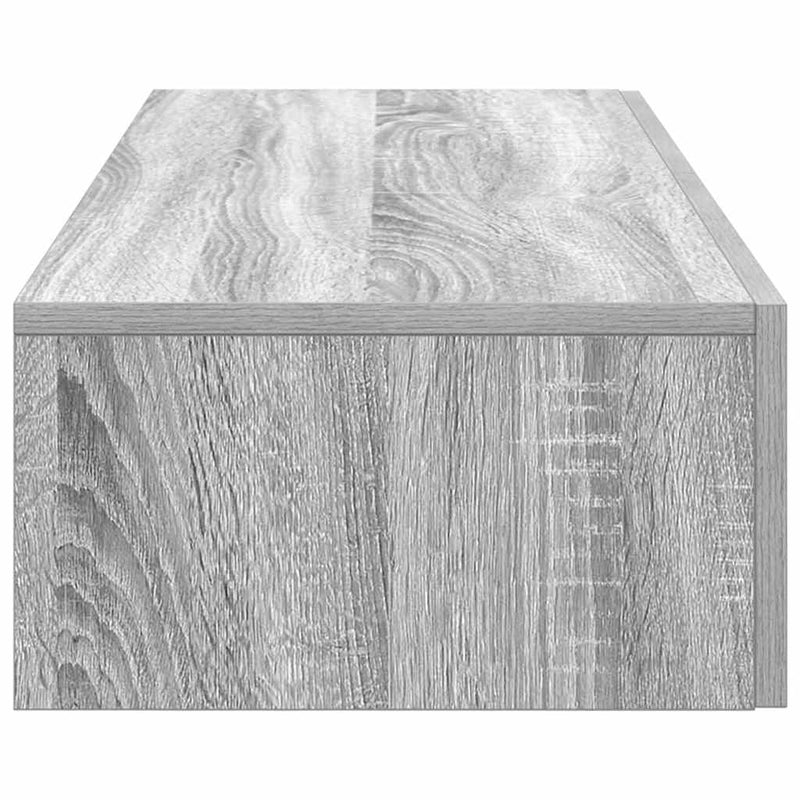 vidaXL Falipolc fiókokkal szürke sonoma 100x36x19 cm műszaki fa