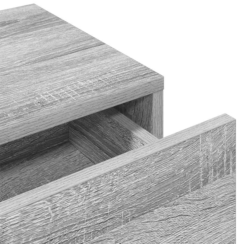 vidaXL Falipolc fiókokkal szürke sonoma 100x36x19 cm műszaki fa