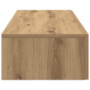 vidaXL Falipolc fiókokkal artisian tölgy 100x36x19 cm műszaki fa