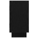 vidaXL fekete szerelt fa fali kockapolc 5 rekeszes színű