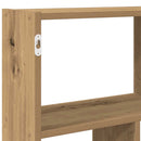 vidaXL kézműves tölgy színű fali kockapolc 12 rekeszes színű