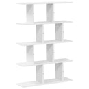 vidaXL fehér szerelt fa fali kockapolc 12 rekeszes színű
