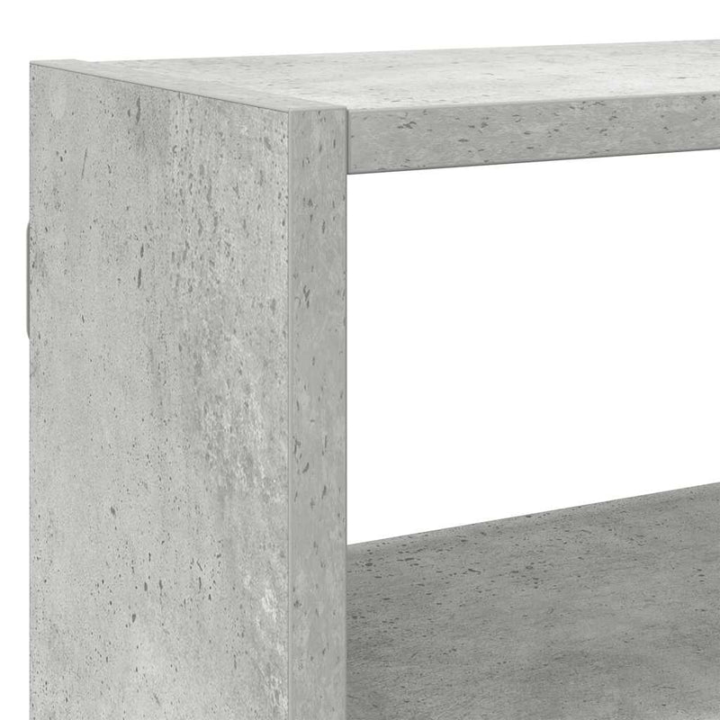 vidaXL betonszürke szerelt fa fali kockapolc 7 rekeszes színű