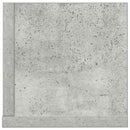 vidaXL 2 db betonszürke szerelt fa fali polc 75 x 16,5 x 16,5 cm