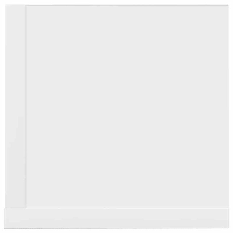 vidaXL 2 db fehér szerelt fa fali polc 100 x 16,5 x 16,5 cm