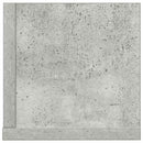 vidaXL 2 db betonszürke szerelt fa fali polc 100 x 16,5 x 16,5 cm