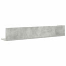 vidaXL 2 db betonszürke szerelt fa fali polc 100 x 16,5 x 16,5 cm