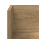 vidaXL 2 db kézműves tölgy színű szerelt fa fali polc 100x16,5x16,5 cm