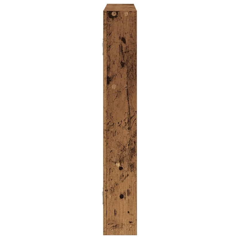 vidaXL antik fa színű szerelt fa fali polc 43 x 9 x 60 cm