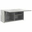 vidaXL betonszürke szerelt fa fali fürdőszobaszekrény 60 x 25 x 30 cm