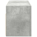 vidaXL betonszürke szerelt fa fali fürdőszobaszekrény 60 x 25 x 30 cm