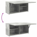 vidaXL betonszürke szerelt fa fali fürdőszobaszekrény 60 x 25 x 30 cm