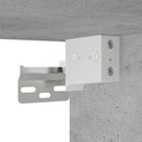 vidaXL betonszürke szerelt fa fali fürdőszobaszekrény 60 x 25 x 30 cm