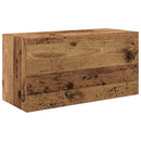 vidaXL antik fa színű szerelt fa fali fürdőszobaszekrény 60x25x30 cm