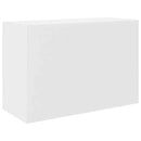 vidaXL fehér szerelt fa fali fürdőszobaszekrény 60x25x40 cm