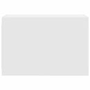 vidaXL fehér szerelt fa fali fürdőszobaszekrény 60x25x40 cm