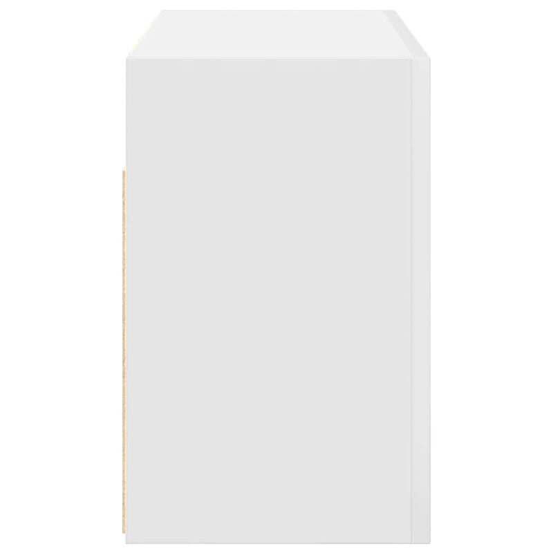 vidaXL fehér szerelt fa fali fürdőszobaszekrény 60x25x40 cm