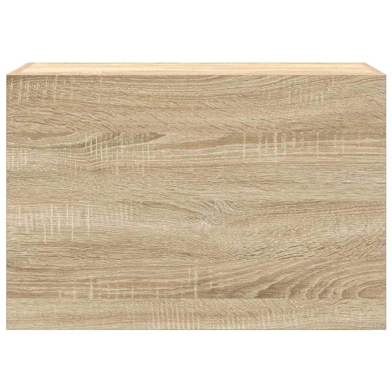 vidaXL sonoma tölgyszínű szerelt fa fali fürdőszobaszekrény 60x25x40cm