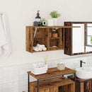 vidaXL antik fa színű szerelt fa fali fürdőszobaszekrény 60x25x40 cm