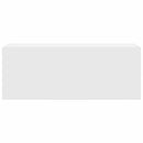 vidaXL fehér szerelt fa fali fürdőszobaszekrény 80x25x30 cm