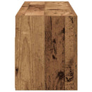 vidaXL antik fa színű szerelt fa fali fürdőszobaszekrény 80x25x30 cm