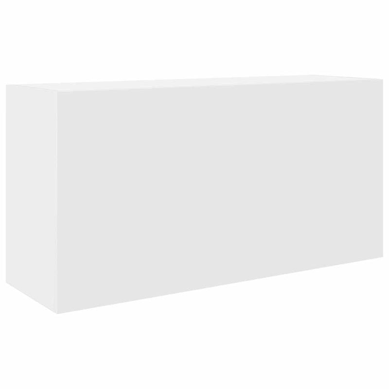 vidaXL fehér szerelt fa fali fürdőszobaszekrény 80x25x40 cm