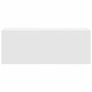 vidaXL fehér szerelt fa fali fürdőszobaszekrény 80x25x40 cm