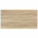 vidaXL sonoma tölgyszínű szerelt fa fali fürdőszobaszekrény 80x25x40cm