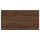 vidaXL barna tölgyszínű szerelt fa fali fürdőszobaszekrény 80x25x40 cm