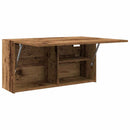 vidaXL antik fa színű szerelt fa fali fürdőszobaszekrény 80x25x40 cm