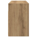 vidaXL kézműves tölgy szerelt fa fali fürdőszobaszekrény 80x25x40 cm