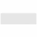 vidaXL fehér szerelt fa fali fürdőszobaszekrény 100x25x30 cm