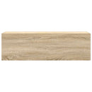 vidaXL sonoma tölgyszínű szerelt fa fali fürdőszobaszekrény