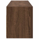 vidaXL barna tölgyszínű szerelt fa fali fürdőszobaszekrény 100x25x30cm