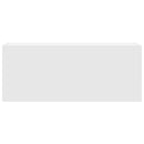 vidaXL fehér szerelt fa fali fürdőszobaszekrény 100x25x40 cm